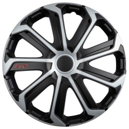 Kołpak samochodowy evo black&silver 15