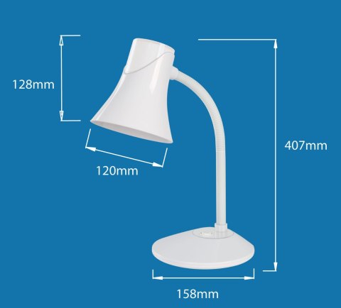 ELD111R Esperanza lampka biurkowa e27 polaris czerwona