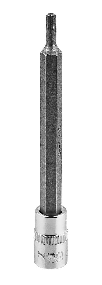 Końcówka Torx TX15 na nasadce 1/4", długa, 87 mm
