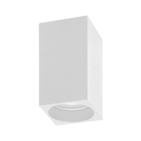 BARBRA DLS GU10 downlight max 7W, IP20, kwadrat, biały, aluminium