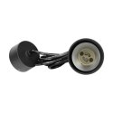 BARBRA PLR GU10 oprawa wisząca max 7W, IP20, okrągła, czarna, aluminium