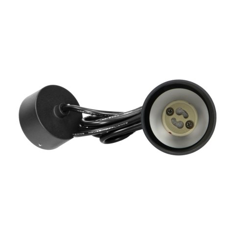 BARBRA PLR GU10 oprawa wisząca max 7W, IP20, okrągła, czarna, aluminium