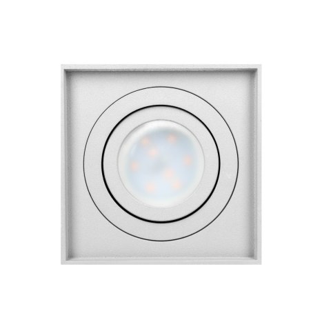 CAROLIN DLS GU10 downlight max 7W, IP20, kwadrat, biały