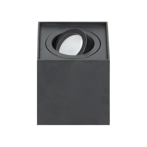 CAROLIN DLS GU10 downlight max 7W, IP20, kwadrat, czarny