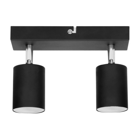 DOA SP 2, oprawa ścienno-sufitowa, GU10 max. 2x7W, IP20, czarna