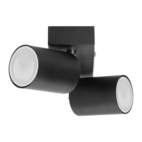 DOA SP 2, oprawa ścienno-sufitowa, GU10 max. 2x7W, IP20, czarna