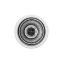 KORIN 10, oprawa typu downlight, 60W, E27, stal, biała