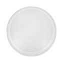 LAPIS LED 12W, plafon oświetleniowy, 800lm, IP65, 4000K, IK10, poliwęglan mleczny, biały