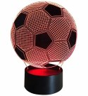 ZD98 Lampka nocna piłka nożna 3d led