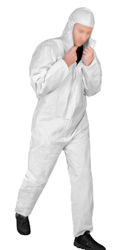 Kombinezon ochronny PP+PE, rozmiar L/XL