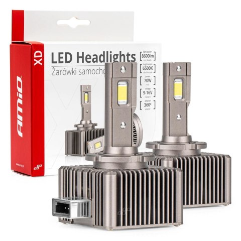 Żarówki żarniki led seria xd d1s d1r 6500k canbus amio-03310