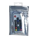 Bezprzewodowy sterownik do taśm LED RGB z pilotem, 17 przycisków, 12V, 6A, 72W