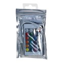 Bezprzewodowy sterownik do taśm LED RGB z pilotem, 24 przyciski, 12V, 6A, 72W