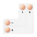Złączka LED 8mm, kątowa "L"
