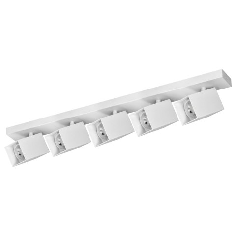 KUBAR SP 5, oprawa ścienno-sufitowa, 5xGU10, IP20, biała