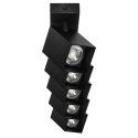 KUBAR SP 5, oprawa ścienno-sufitowa, 5xGU10, IP20, czarna