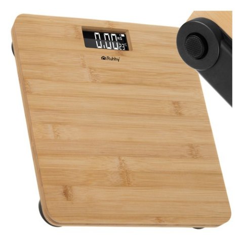 Waga łazienkowa LCD- drewniana Ruhhy 22522