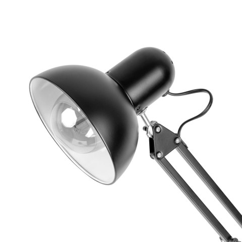 LUWES lampa podłogowa, 185 cm, E27, max. 18W, czarna