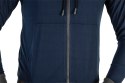 Bluza rozpinana z kapturem COMFORT, granatowa, rozmiar XXXL
