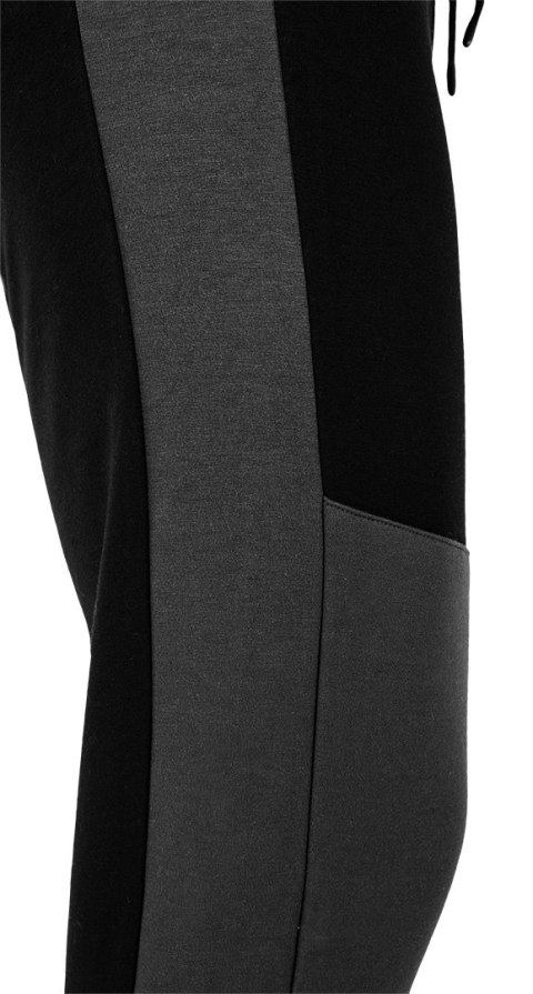 Spodnie dresowe COMFORT, szaro-czarne, rozmiar XXXL
