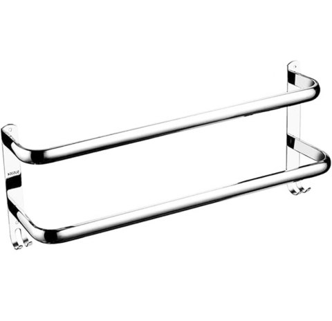 AG988B Wieszak ścienny 57cm srebrny