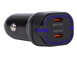 75-779# Ładowarka samochodowa g 50b 2x usb-c 50w