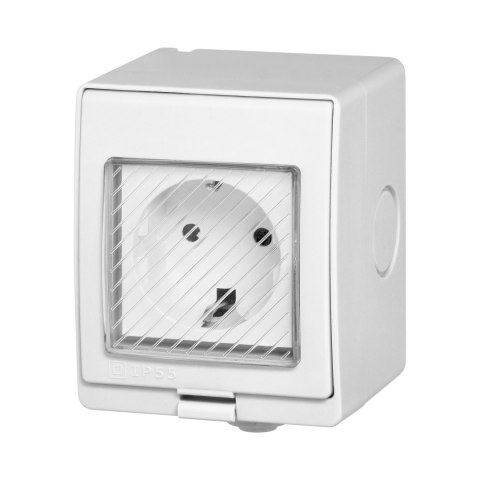 Gniazdo natynkowe IP55 Tuya Smart Wi-Fi, Schuko