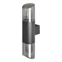 PEONIA oprawa ogrodowa, 2xE27, max. 2x15W, IP54, czarna