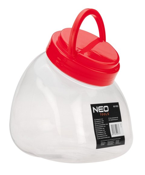 Nóż trapezowy mini + 4 ostrza w słoiku, wielokrotność 30 szt.