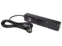 98-421# Inteligentna listwa zasilająca czarna 3m 2xusb+usb-c wifi tuya