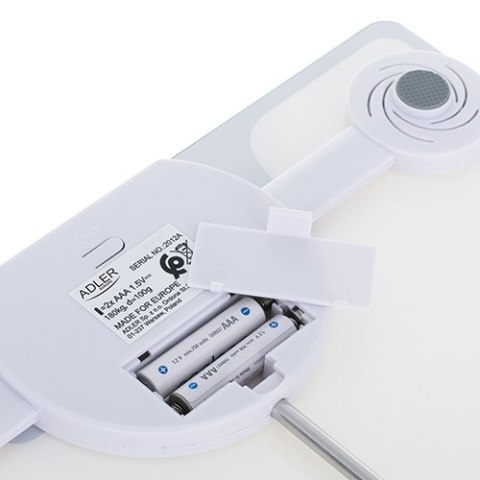 AD 8174 white Waga łazienkowa - led
