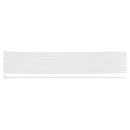 Opaski zaciskowe EXTREME 2.5 x 200 mm, białe, 20 szt.