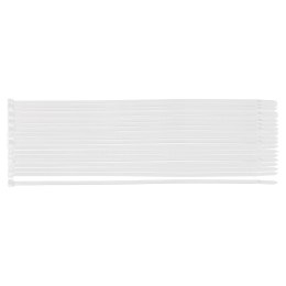 Opaski zaciskowe EXTREME 3.6 x 200 mm, białe, 100 szt.