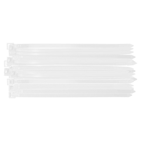Opaski zaciskowe EXTREME 7.6 x 200 mm, białe, 50 szt.