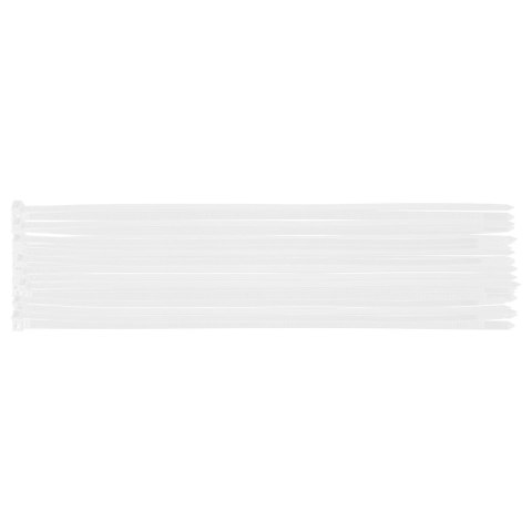 Opaski zaciskowe EXTREME 7.6 x 400 mm, białe, 50 szt.