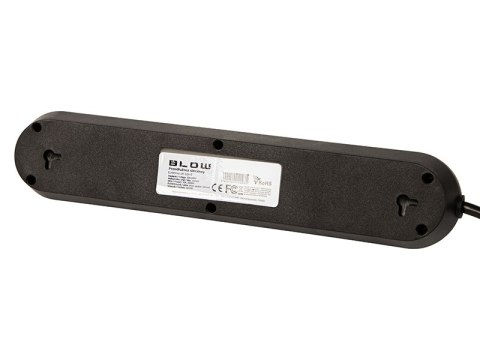 98-215# Przedłużacz sieciowy ps-350 3-gniazda 3xusb 5m czarny 3x1mm