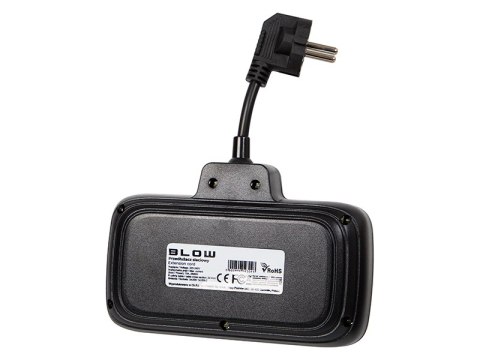 98-233# Rozgałęźnik ps-310u 3-gniazda 3xusb 0.1m czarny 2x1mm przedłużacz`