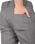 Spodnie robocze OUTDOOR, 2 way stretch, szare, rozmiar M