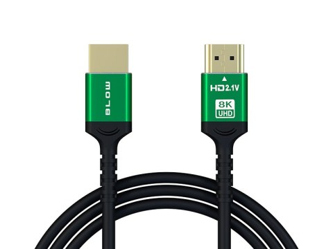 96-649# Przyłącze hdmi-hdmi 8k green proste 5m