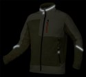 Bluza softshell OUTDOOR, zielona, rozmiar XL