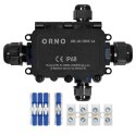 Puszka n/t HD IP68, 0,75-4,0mm? ,2 dławnice M20, 2 dławnice M16, układ X
