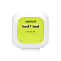 Przedłużacz 4-krotny z ładowarką 2xUSB 1,4m limonkowy