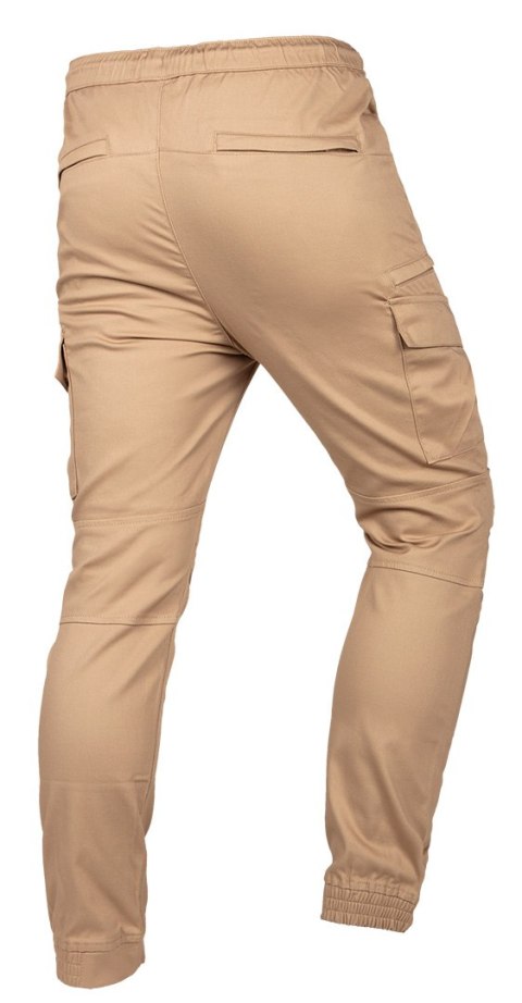 Spodnie robocze OUTDOOR, typu jogger, beżowe, rozmiar L