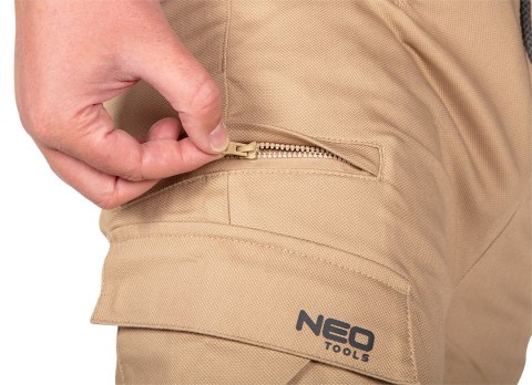 Spodnie robocze OUTDOOR, typu jogger, beżowe, rozmiar XL