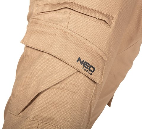 Spodnie robocze OUTDOOR, typu jogger, beżowe, rozmiar M