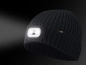 Czapka z latarka LED RGB, grafitowa