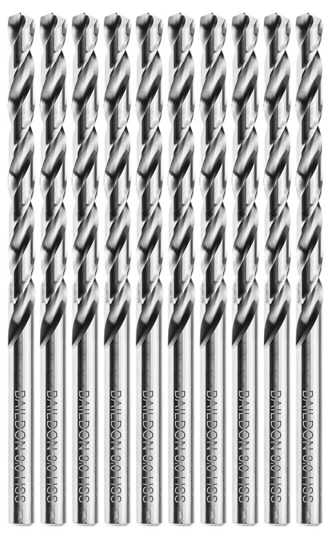 Wiertła do metalu Baildon BASIC DIN 340 RN NWKb 8 mm, HSS (S), 165-109 mm, wielokrotność 10