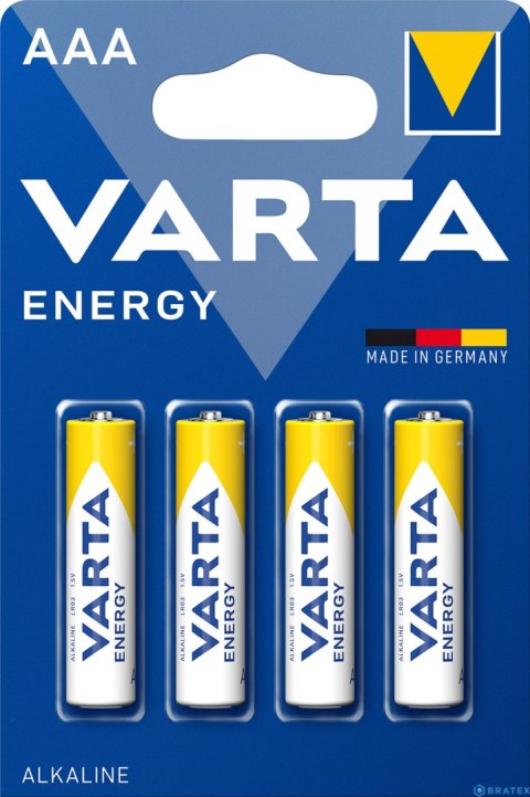 4 x bateria R-03 LR03 AAA 1,5V Value Pack 4103 Varta energy