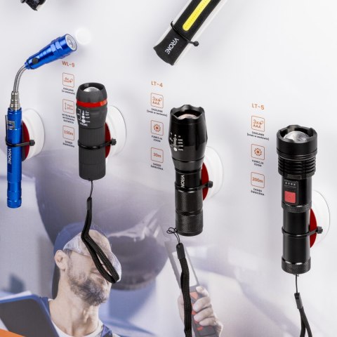 Tablica ekspozycyjna - latarki, 50x133cm