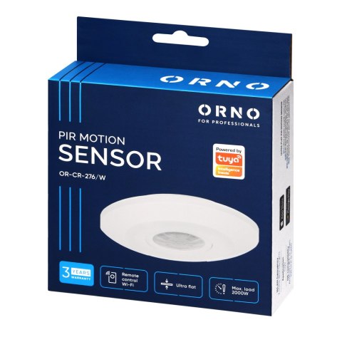 Czujnik ruchu 360°, IP20, 2000W, ultra płaski - 2,5cm, mini, TUYA smart Wi-Fi